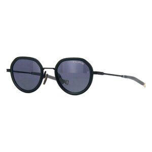 New DITA LANCIER Black Polarised Round DLS432 02 Sunglasses Women